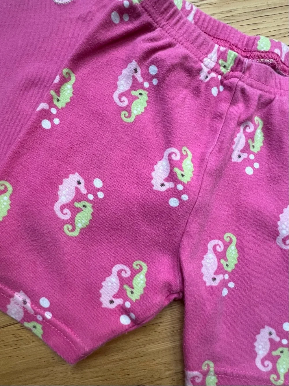 🎉5/$20🎉GYMBOREE Pink Seahorse Pajama Set 18-24m